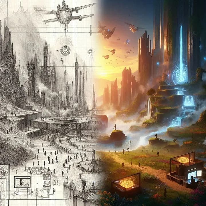 Behind the Pixels: Game Worlds: From Concept to Reality